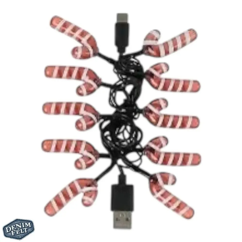 Vivitar Novelty Christmas Candy Cane‎ C Port Phone Charger | NEW!!